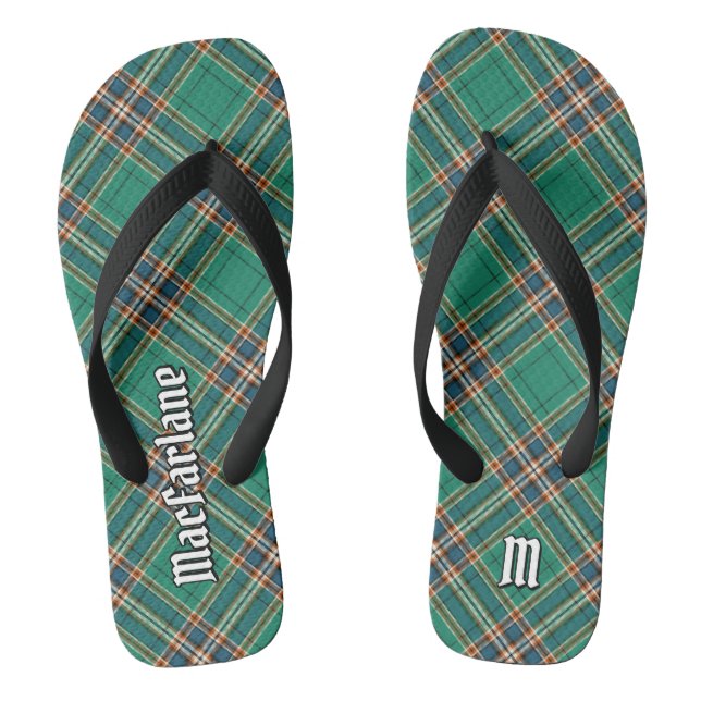 Chanclas Clan MacFarlane Ancient Hunting Tartán (Plantilla)