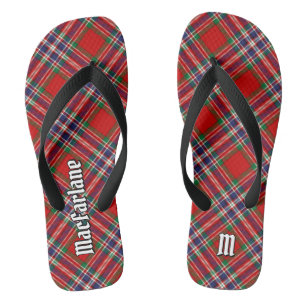 Chanclas Clan MacFarlane Red Tartan