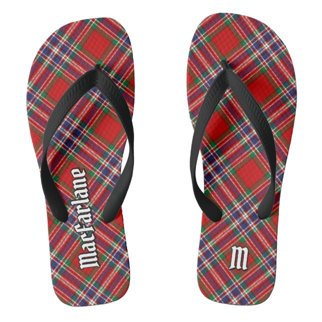 Chanclas Clan MacFarlane Red Tartan (Plantilla)