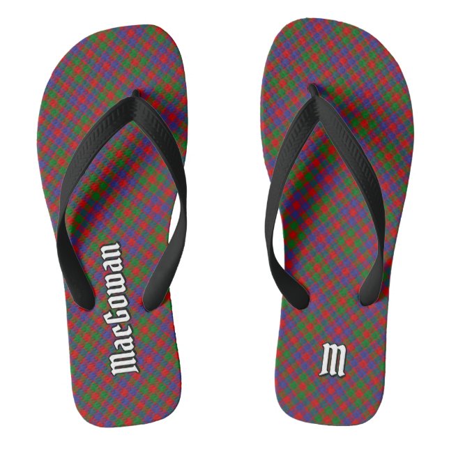 Chanclas Clan MacGowan Tartan (Plantilla)