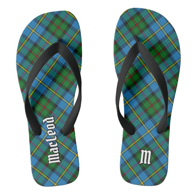 Chanclas Clan MacLeod Hunting Tartán (Plantilla)