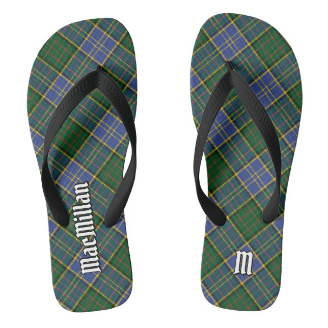 Chanclas Clan MacMillan Hunting Tartán (Plantilla)