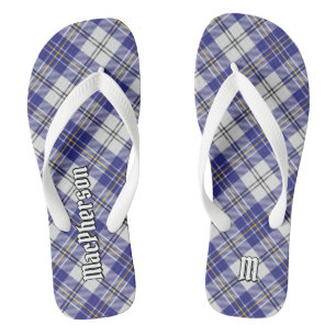 Chanclas Clan MacPherson Blue Dress Tartan Flip Flops