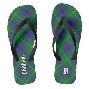Chanclas Clan Oliphant Tartan Flip Flops