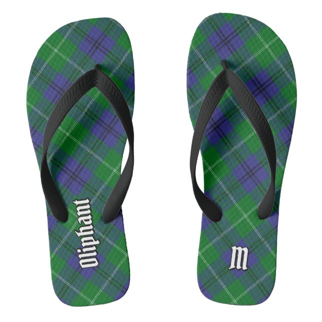 Chanclas Clan Oliphant Tartan Flip Flops (Plantilla)