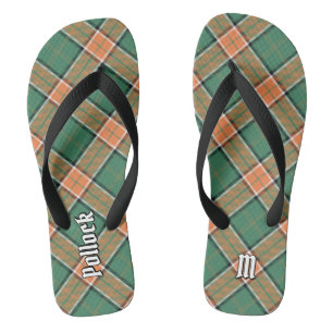 Chanclas Clan Pollock Tartan