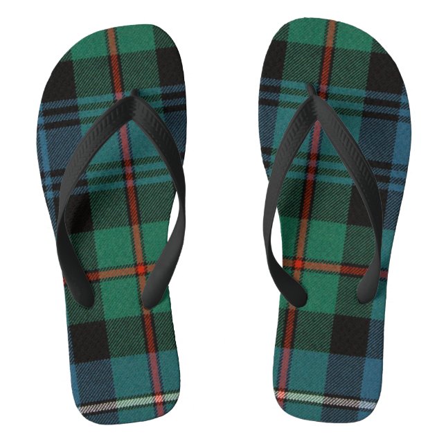 Chanclas Clan Robertson Modern Tartan Flip Flops (Plantilla)