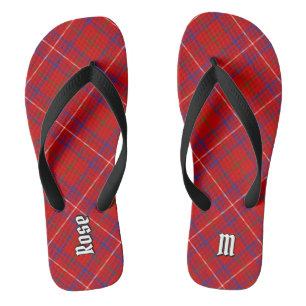 Chanclas Clan Rosa Tartan