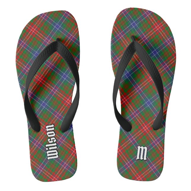 Chanclas Clan Wilson Modern Tartán (Plantilla)
