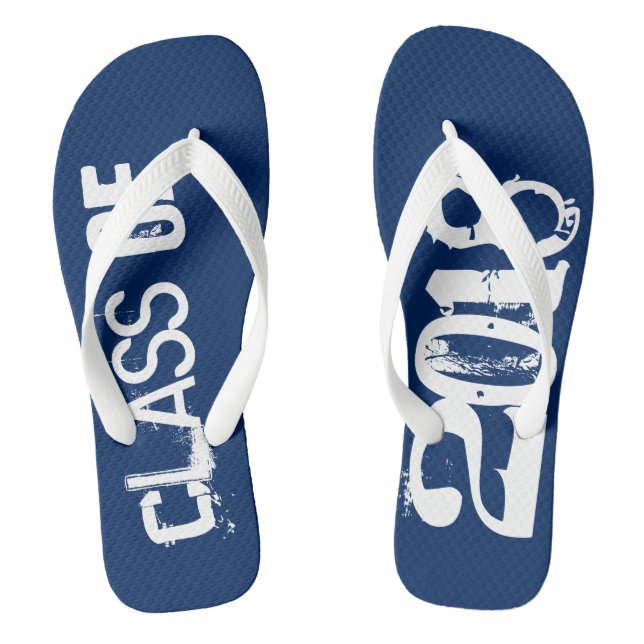 Chanclas Clase 2018 Flip flops de graduación (Plantilla)