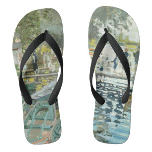 Chanclas Claude Monet. Bañistas en La Grenouillère