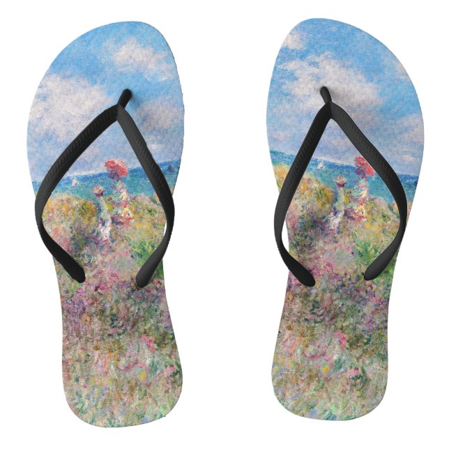 Chanclas Claude Monet - Camino acantilado en Pourville (Plantilla)