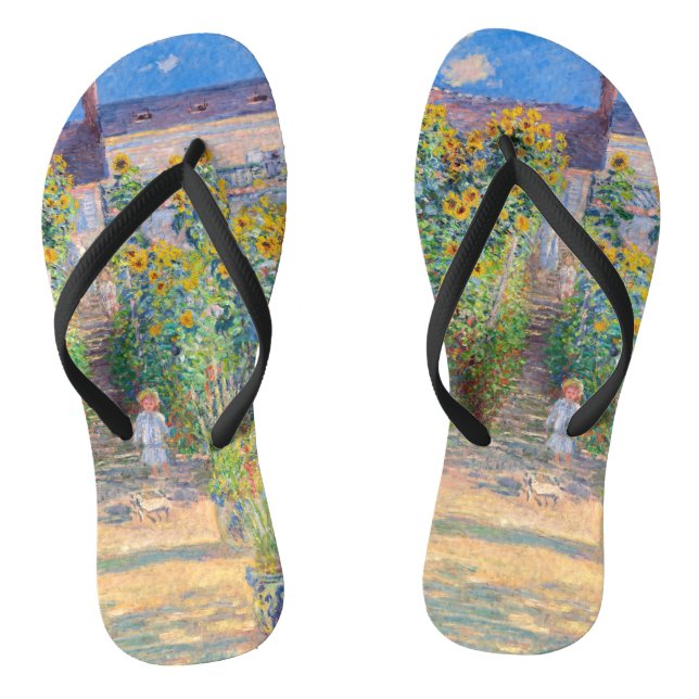 Chanclas Claude Monet - El jardín del artista en Vetheuil (Plantilla)