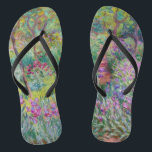 Chanclas Claude Monet - El jardín del Iris en Giverny<br><div class="desc">El Jardín Iris de Giverny / El Jardín del Artista en Giverny - Claude Monet,  1899-1900</div>