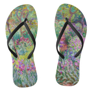Chanclas Claude Monet - El jardín del Iris en Giverny