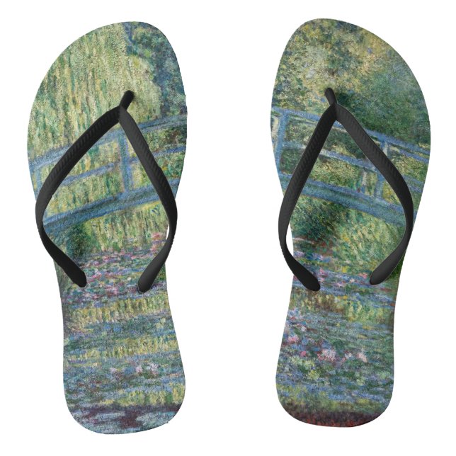 Chanclas Claude Monet - estanque de Lily del Agua, Armonía  (Plantilla)