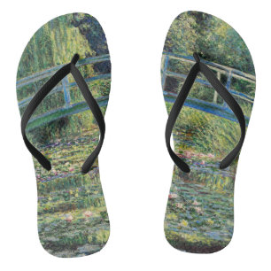 Chanclas Claude Monet - Estanque de nenúfares y puente japo