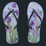 Chanclas Claude Monet - Lilac Irises / Iris Mauves<br><div class="desc">Lilac Irises / Iris Mauves - Claude Monet,  1914-1917</div>