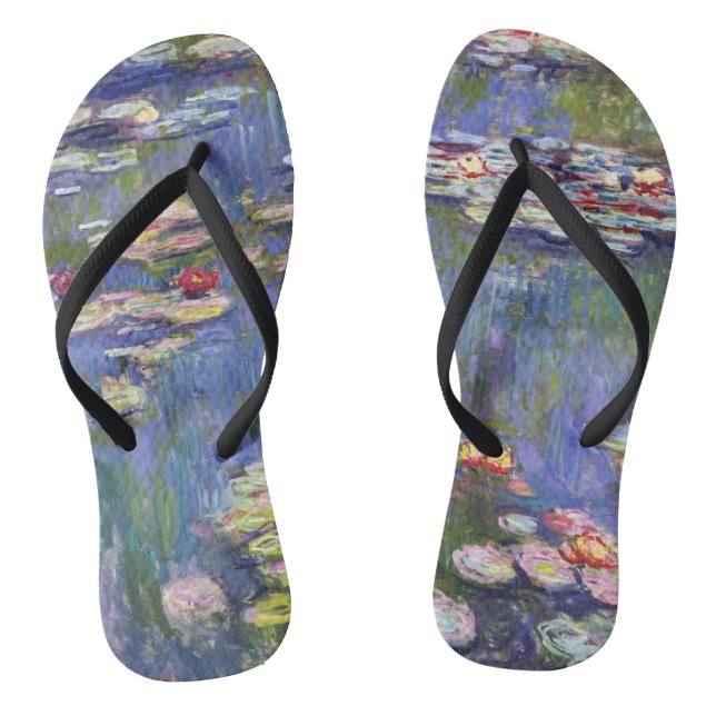 Chanclas Claude Monet - Lilies de agua / Nympheas (Plantilla)