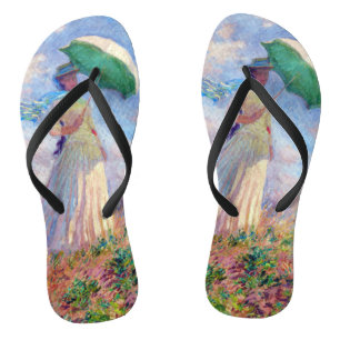 Chanclas Claude Monet - Mujer con Parasol a la derecha