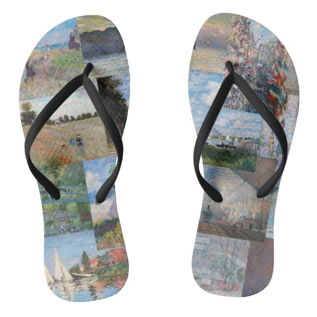 Chanclas Claude Monet - Patchwork (Plantilla)