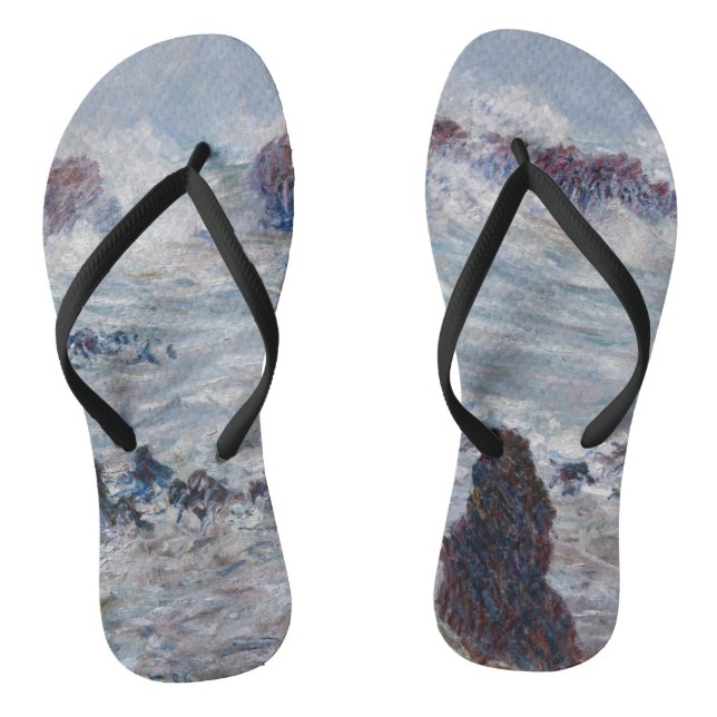 Chanclas Claude Monet - Tormenta frente a la costa de Belle (Plantilla)