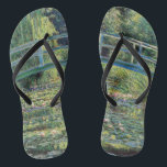 Chanclas Claude Monet - Water Lily Pond y Puente Japanés<br><div class="desc">The Water Lily Pond and the Japanese Bridge / Le Bassin aux nympheas - Claude Monet,  1899</div>