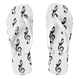 Chanclas Clef de gato de música