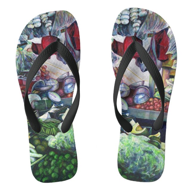 Chanclas Clubes vegetarianos se reúnen aquí la tarde del ma (Plantilla)