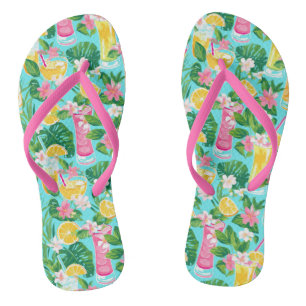Chanclas Cócteles tropicales de verano de Preppy