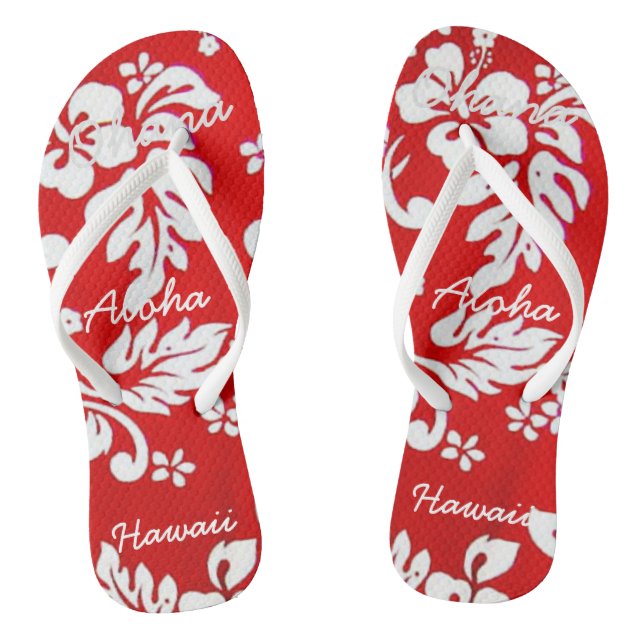 Chanclas Colección Hawaii Aloha - Damas (Plantilla)