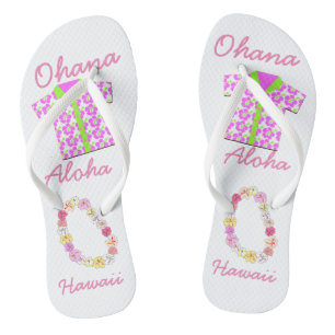 Chanclas Colección Hawaii Aloha - Flip Flops para damas