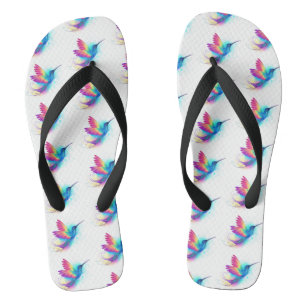 Chanclas Colibrí Arcoíris Exótico
