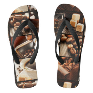 Chanclas Collage del café