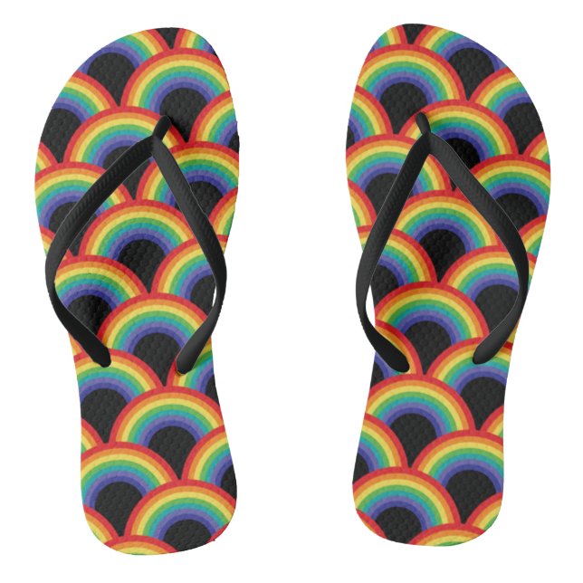 Chanclas Color arcoiris (Plantilla)