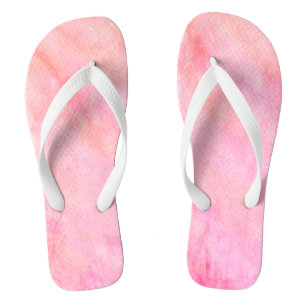 Chanclas Color blanco rosado
