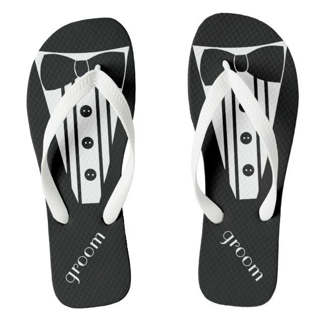 Chanclas Color del personalizar Tuxedo (Plantilla)