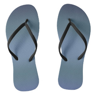 Chanclas Color moderno de degradado simple azul marino