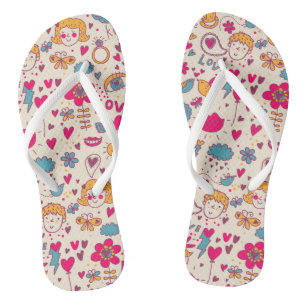 Chanclas Color romántico