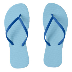 Chanclas Color sólido azul del bebé