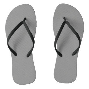Chanclas Color sólido gris oscuro de la luna