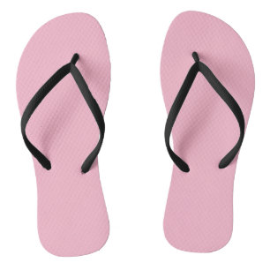 Chanclas Color sólido rosa del bebé