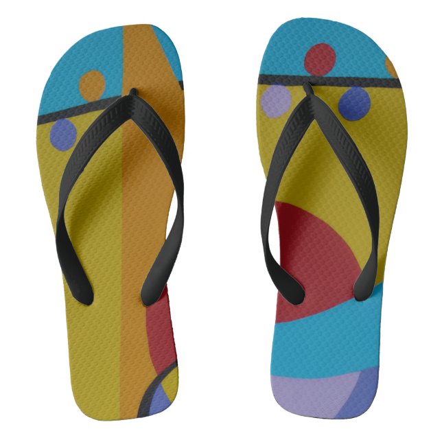 Chanclas Color Splash Polka Flip Flops (Plantilla)