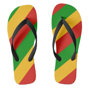 Chanclas COLORES DE BANDERA RASTAFARI + tus ideas