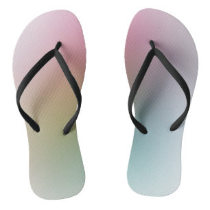 Chanclas Colores de estilo arcoiris rosado Naranja rojo ama