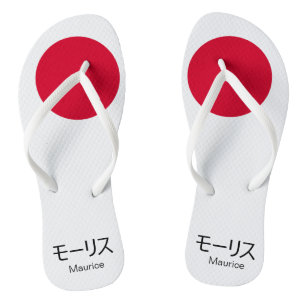 Chanclas COLORES DE JAPÓN: Bandera japonesa