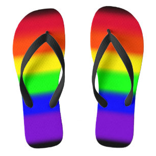 Chanclas Colores de neón arcoíris del orgullo LGBT de PixDe
