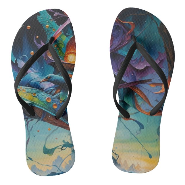 Chanclas Colores divertidos (Plantilla)