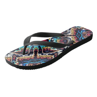 Chanclas Colores geométricos tribales
