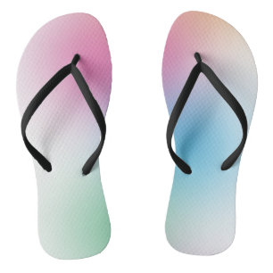 Chanclas Colores lujosos del arcoiris elegantes Naranjas ro